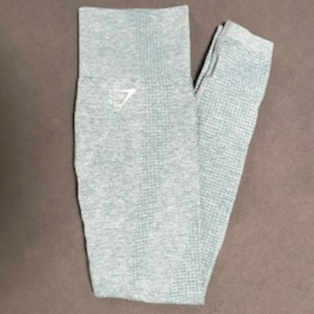 Gymshark leggings, smokey teal marl